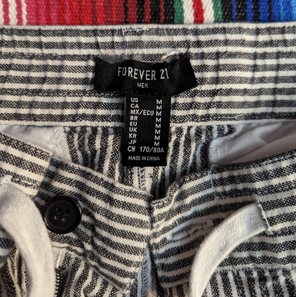 H&M Cham Cropped Stripped Pants - Picture 3 of 6